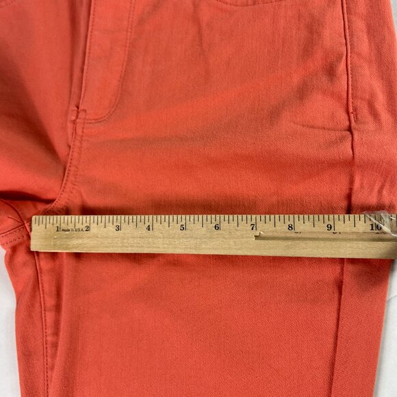 Not Your Daughters Jeans Women's 34x26* Billie Mini Boot Cut Orange Denim Tag 10 - Picture 14 of 16